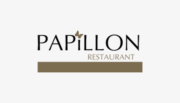 Gastronomie-Kunde Massimo AMATO: PAPILLON im Kleines Theater Bargteheide Restaurant & Bar - Logo.